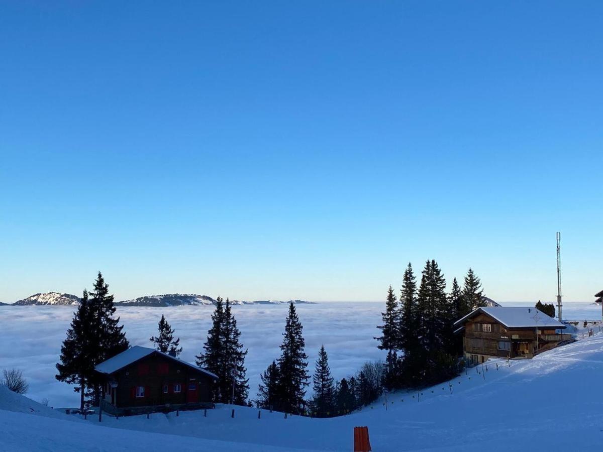 Schoene Ferienwohnung In Traumlage Fewo Solohike Seelisberg Buitenkant foto